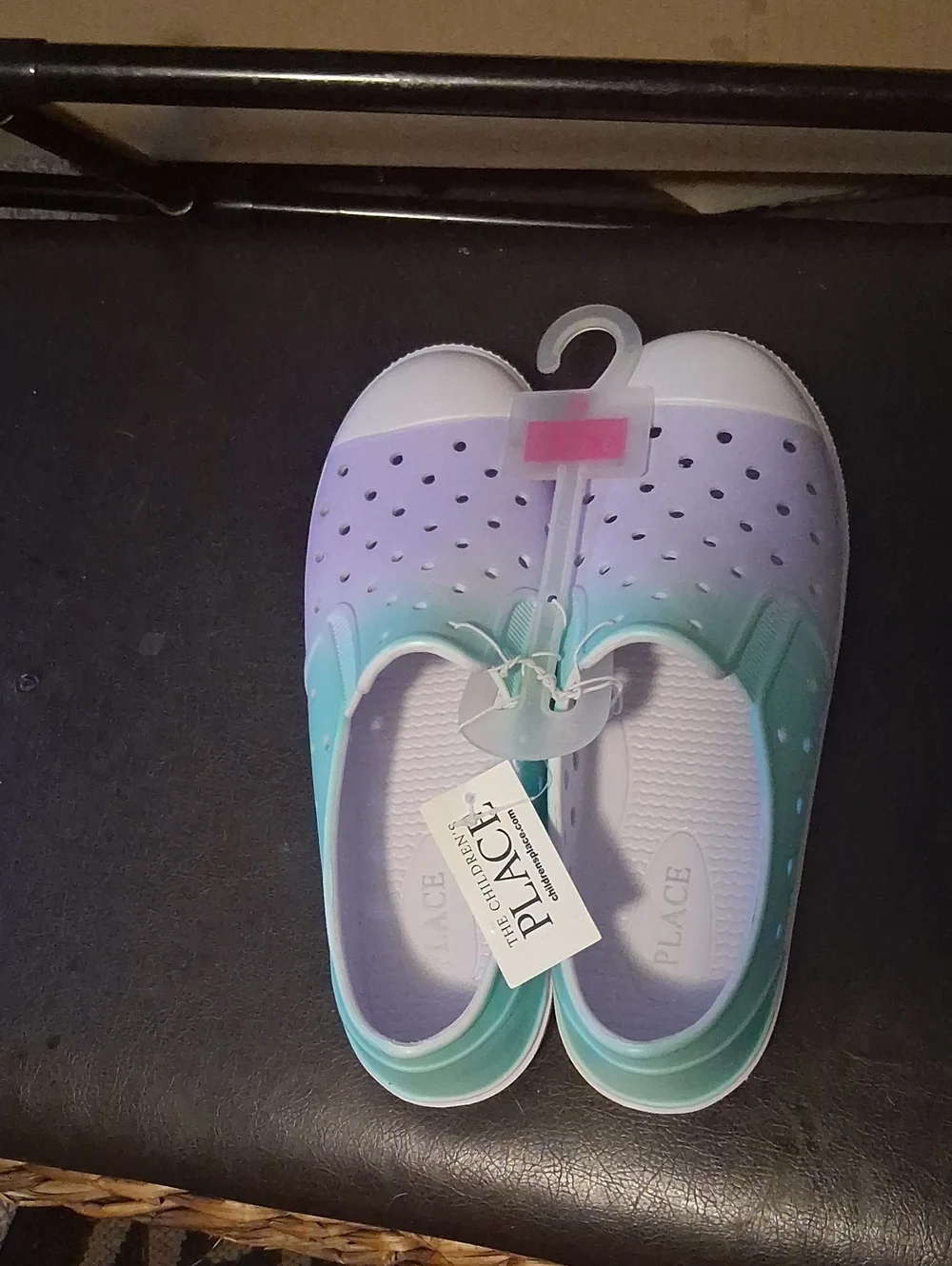 The Children's Place Girls' Ombre Slip-On  Shoes - Lavender & Teal